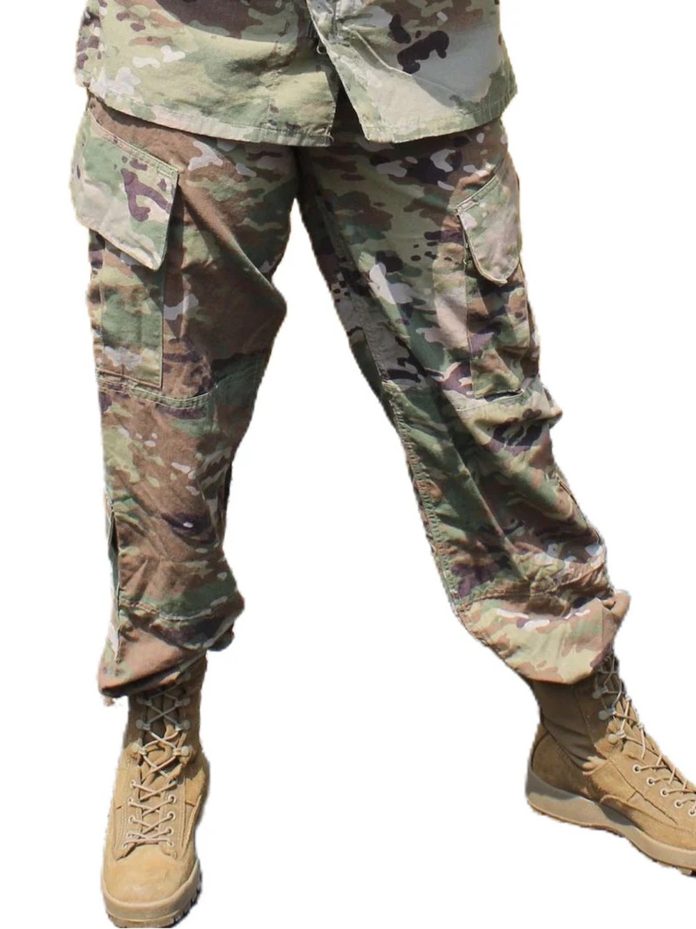 Military OCP Multicam Cargo Pants Unisex 25R Green Excellent Tactical Utility - Picture 2 of 9